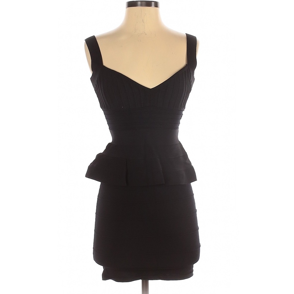 Bodycon Bandage Black Cocktail Dress Small
